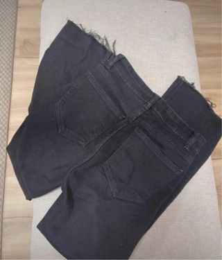 Pantalón flare negro Zara Talla 34