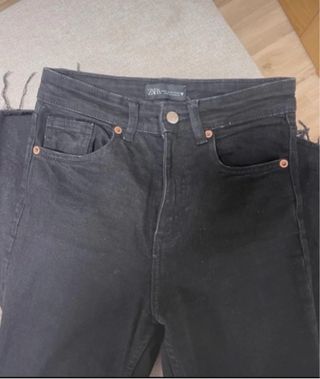Pantalón flare negro Zara Talla 34