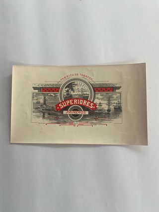 Litografías habilitaciones de puros vitolas