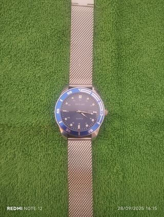 Reloj SKYLINE Casual Plata y Azul