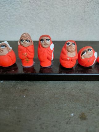 Mini Daruma Giapponesi Vintage