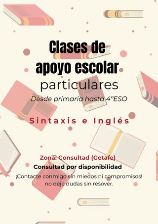Clases de apoyo escolar