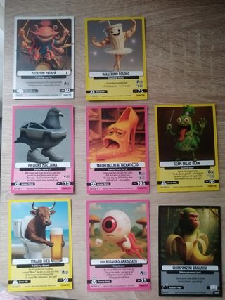 Cartas Álbum Brainrot Italianas