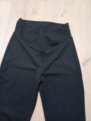 Pantalones acampanados negros SHEIN