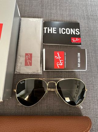 Gafas de sol Ray-Ban Aviator doradas
