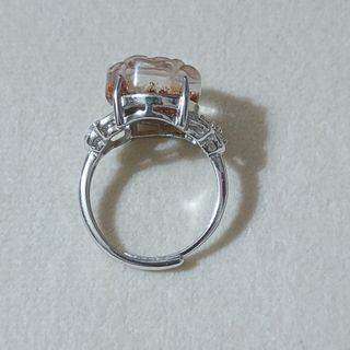 Anillo Cuarzo Fantasma Natural