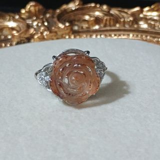 Anillo Cuarzo Fantasma Natural