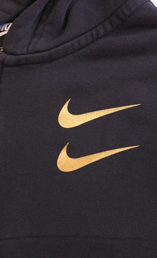 Sudadera Nike Mujer Negra y Dorada Ref-16400