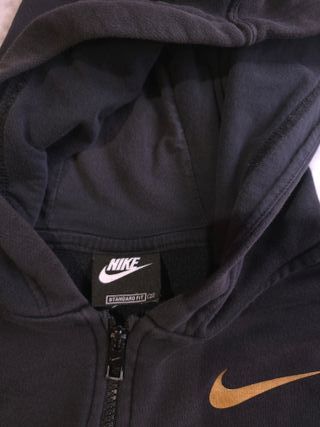 Sudadera Nike Mujer Negra y Dorada Ref-16400