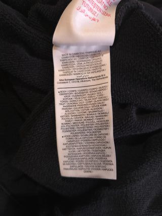 Sudadera Nike Mujer Negra y Dorada Ref-16400