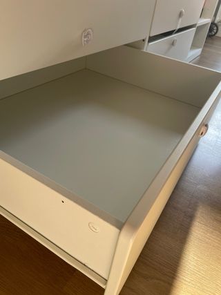 Cama con cajones y colchòn 90x2m