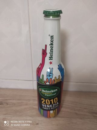 3 Bottiglie Heineken e Ceres Vuote edizione limita