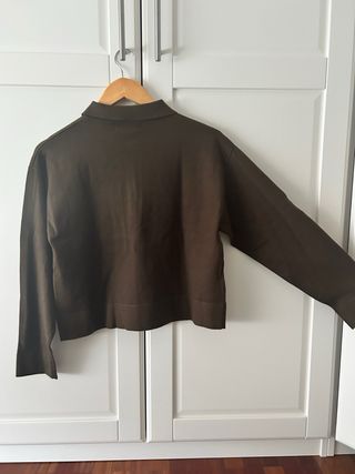 Jersey oversize Mango Mujer verde oliva