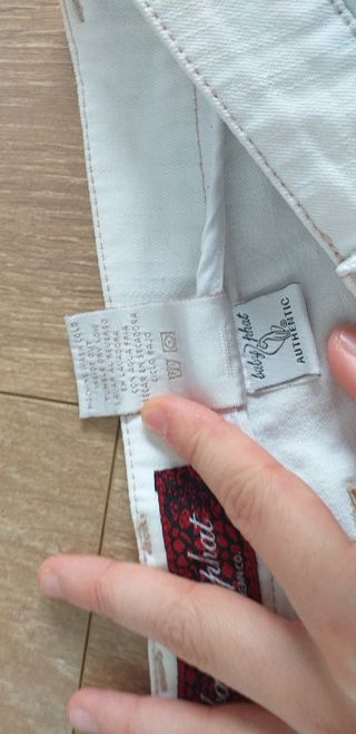 Pantalones vaqueros Baby Phat blancos