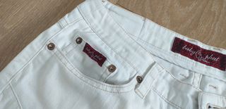 Pantalones vaqueros Baby Phat blancos