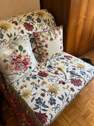 Poltrona letto floreale