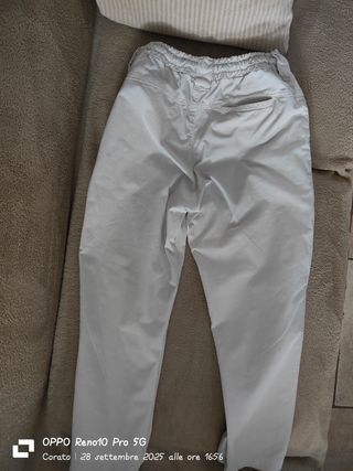 Pantaloni ragazzo bianchi
