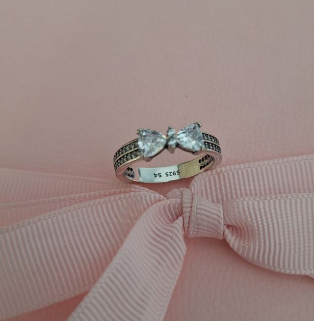Anillo Lazo Corazón Talla 54