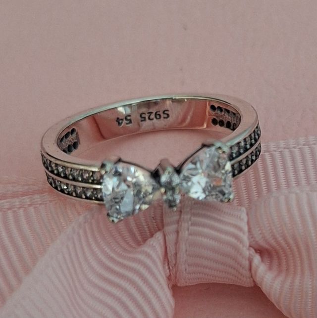 Anillo Lazo Corazón Talla 54