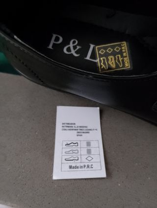 Mocasín  Flex Piel Vegana Negro Talla 39. Nuevos.