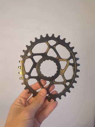 Corona Ovale Absolute Black Race Face 34T