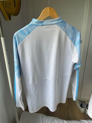 Sudadera Puma Media Cremallera Azul/Blanco