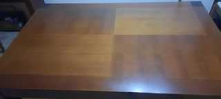 Mesa comedor y 6 sillas madera cerezo