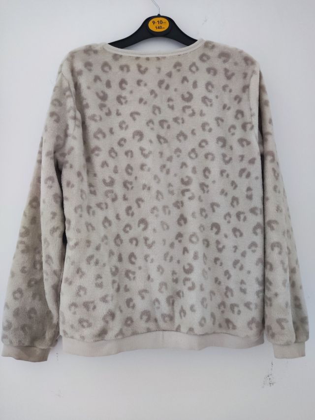 Jersey HyM estampado gato 8-10 años