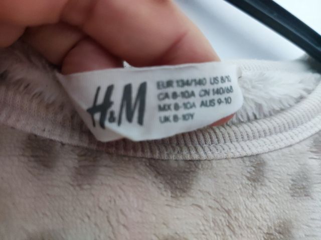 Jersey HyM estampado gato 8-10 años