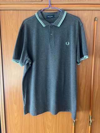 Polo Fred Perry gris oscuro 
