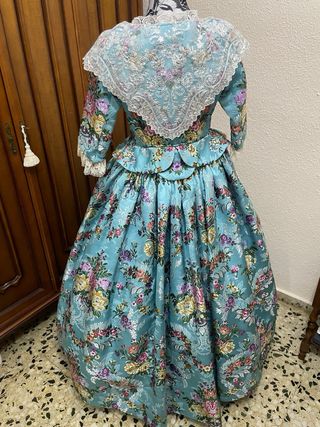 Traje fallera S.XVIII azul 