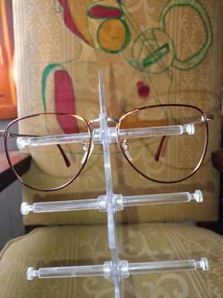 Gafas Polo Marrón y Dorado