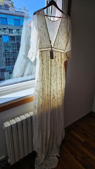 Vestido Novia Hoss Intropia Blanco