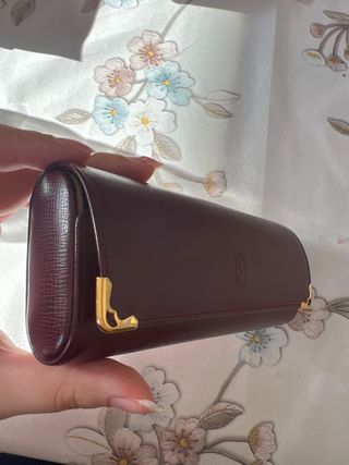 Funda de gafas Cartier Must burdeos