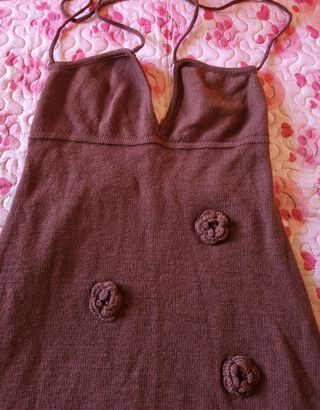 Vestito donna invernale marrone