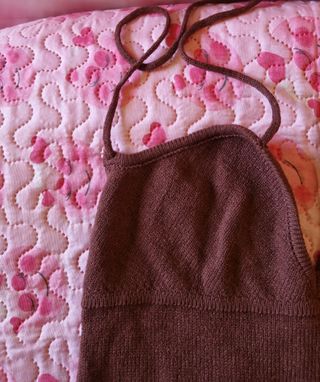 Vestito donna invernale marrone