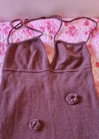 Vestito donna invernale marrone