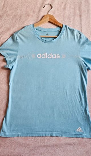 Camiseta Adidas azul talla L