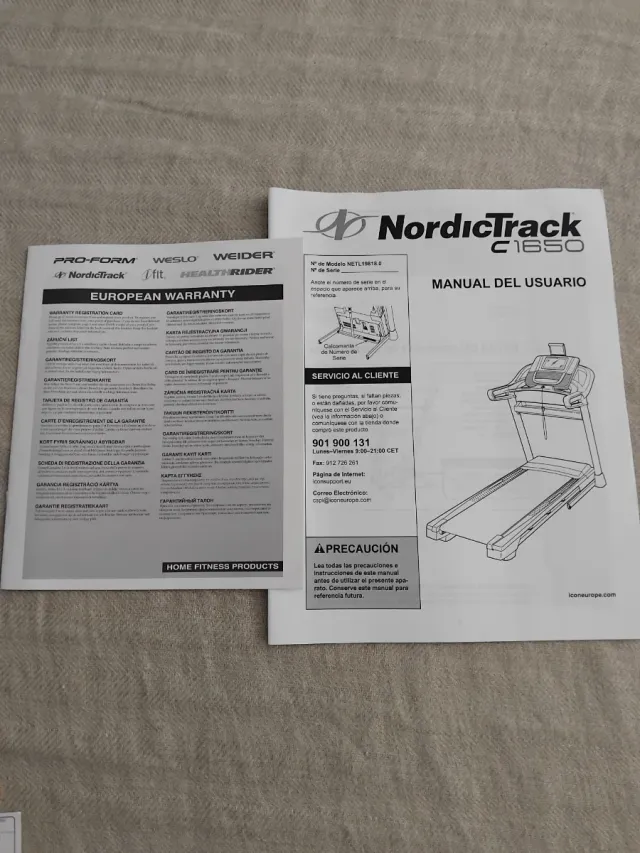 Nordictrack C1650 cinta plegable, semi-profesional