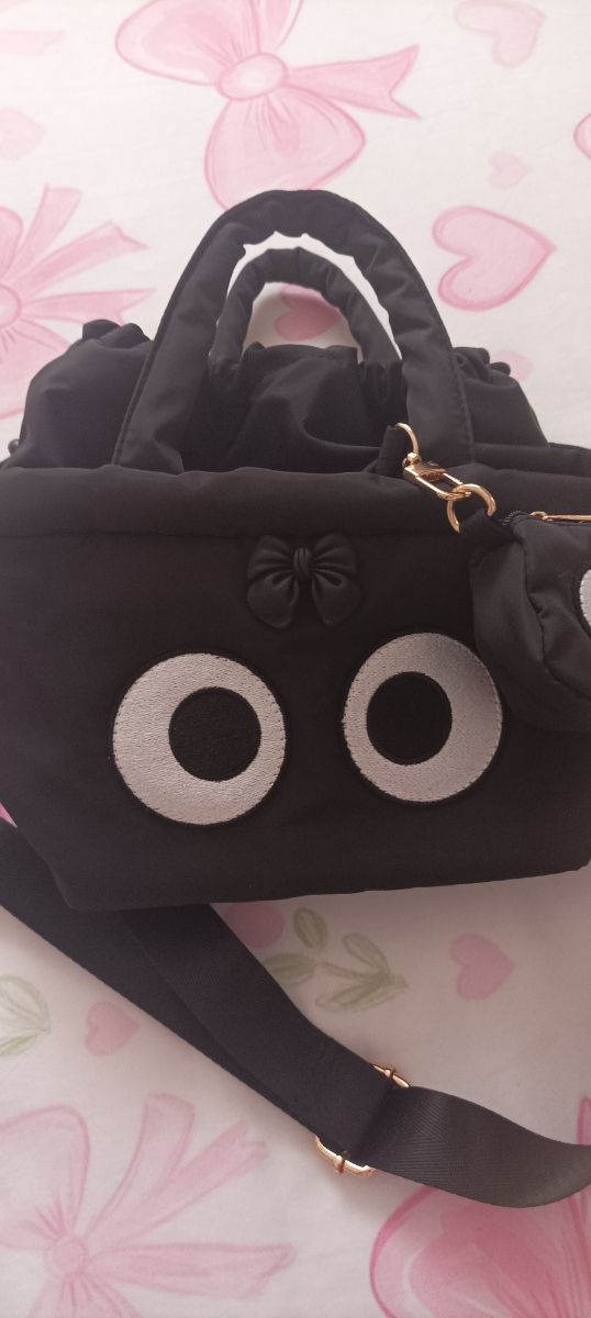 Bolso bandolera acolchado con mini bolsito a juego