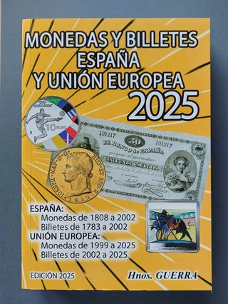 Catálogo de Monedas y Billetes España y UE 2025.