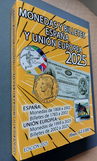 Catálogo de Monedas y Billetes España y UE 2025.