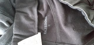 Pantalones efecto piel Calzedonia negros