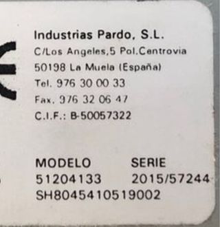 Cama articulada Pardo 105x190cm con colchón visco.