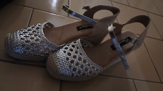 Giodea Scarpe Donna Tg 38 Beige/Argento