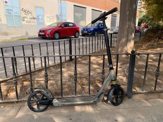 Patinete plegable gris