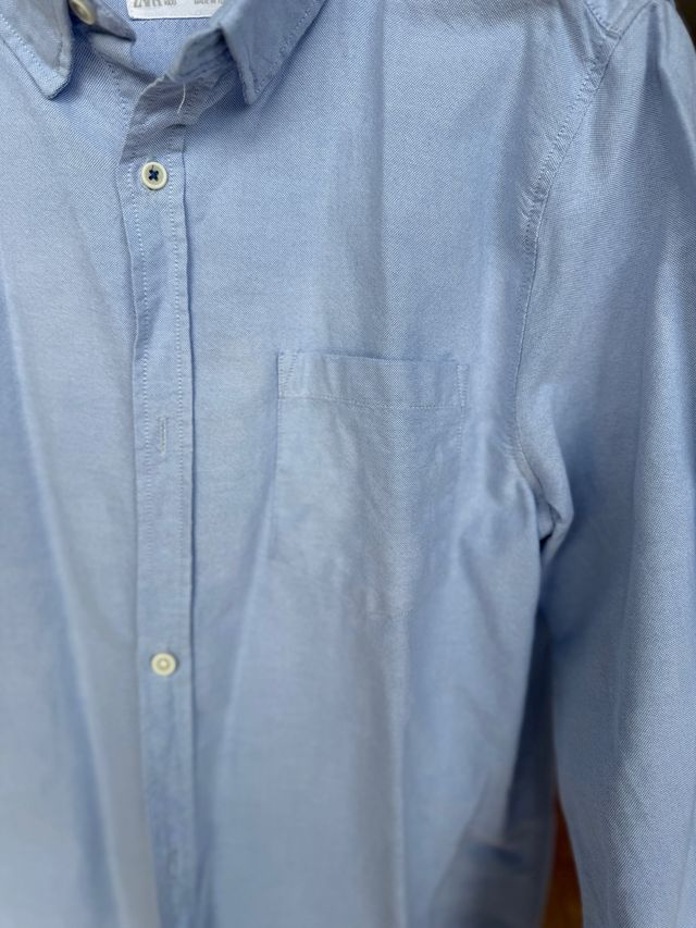 Camisa Zara azul menino 13/14 anos