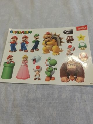 Stickers Super Mario Nintendo