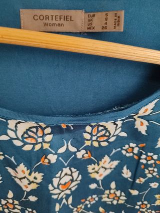 Camiseta Cortefiel Estampada Manga Corta