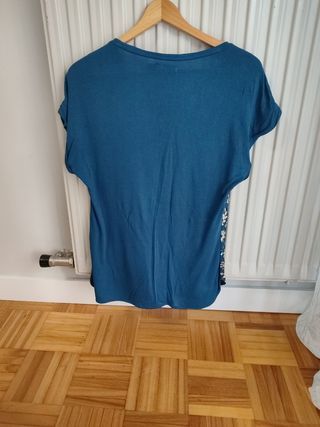 Camiseta Cortefiel Estampada Manga Corta